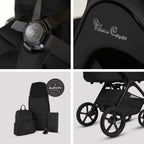 Silver Cross Cove Ultimate 360 Car Seat & Accessory Bundle - Onyx