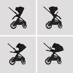 Silver Cross Cove Ultimate 360 Family Car Seat & Accessory Bundle - Onyx