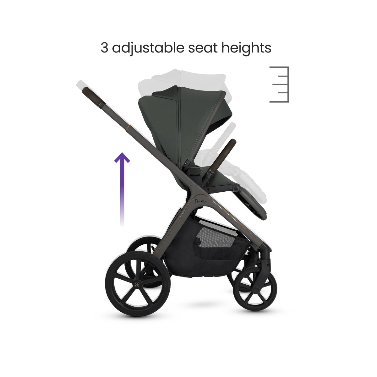 Silver Cross Cove Complete Stroller & Accessory Bundle - Pewter 9