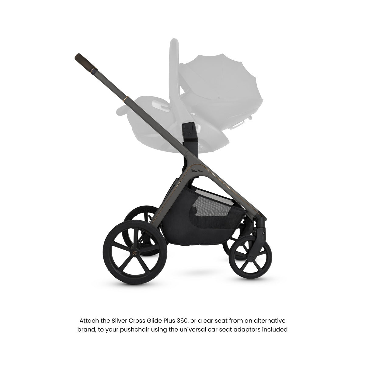 Silver Cross Cove Complete Stroller & Accessory Bundle - Pewter 2