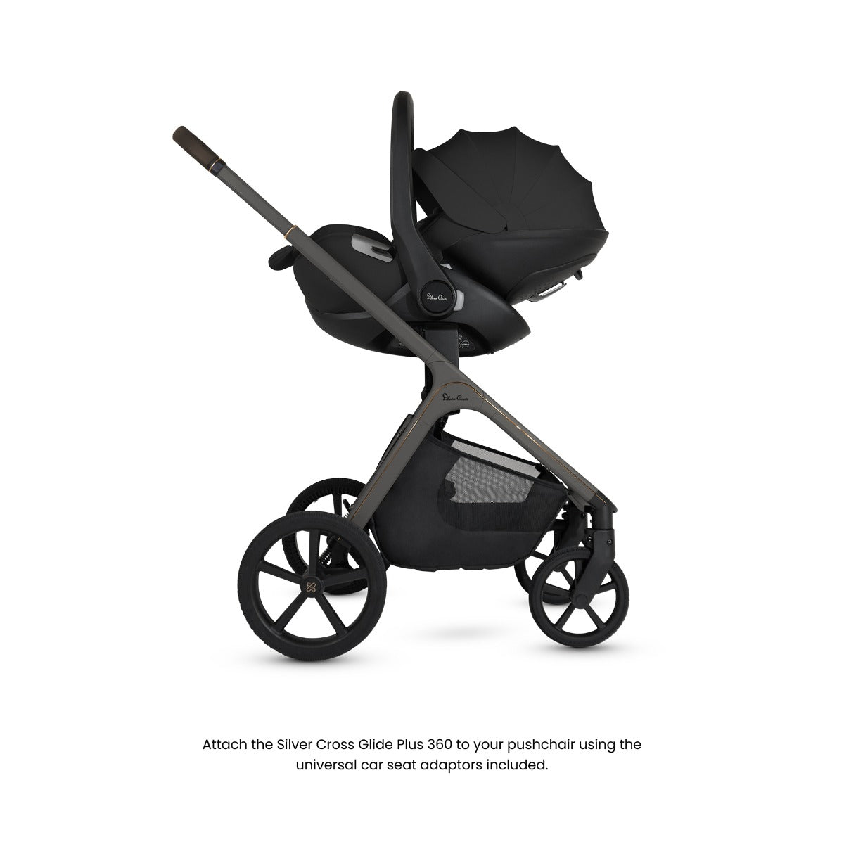 Silver Cross Cove Ultimate 360 Family Car Seat & Accessory Bundle - Pewter