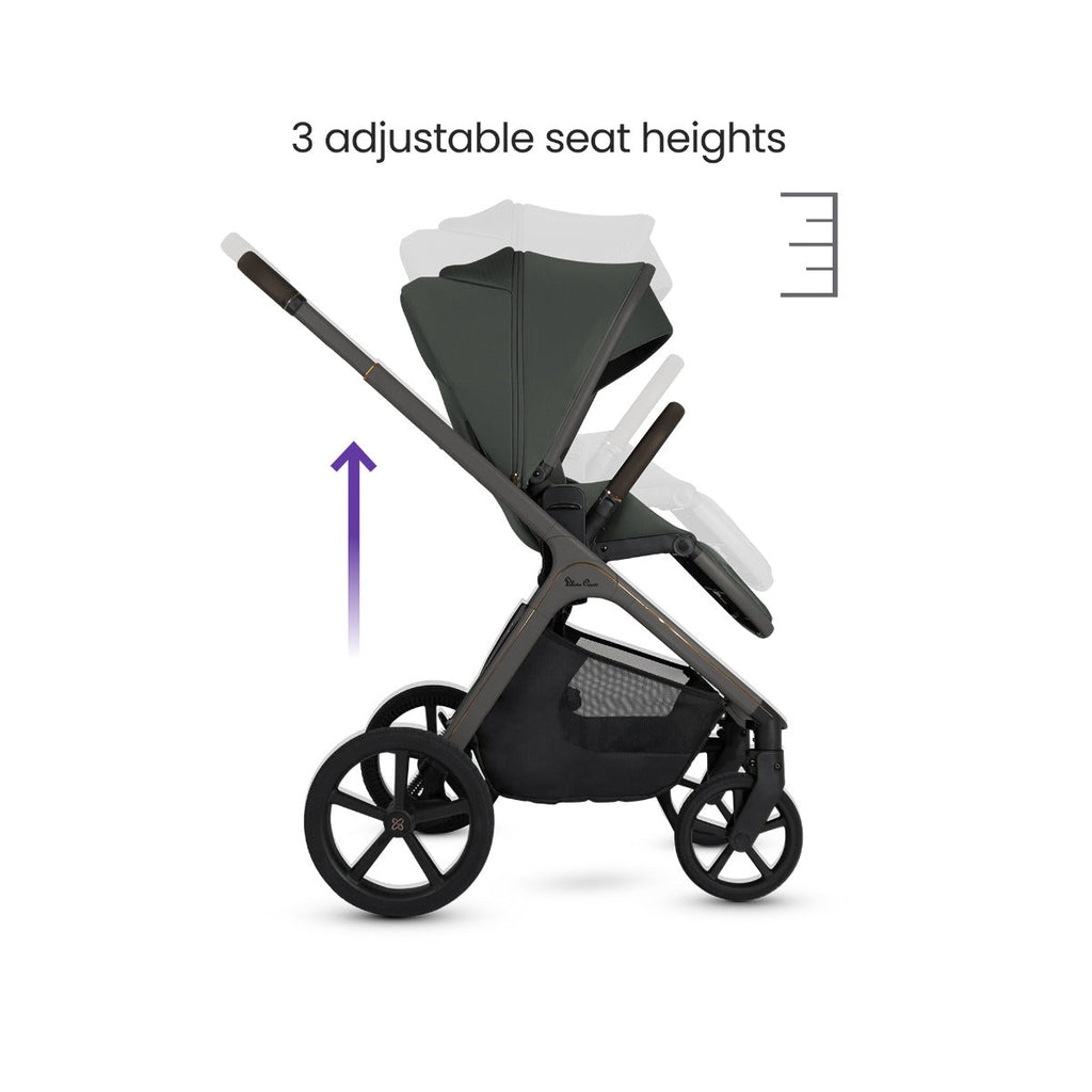 Silver Cross Cove Ultimate 360 Family Car Seat & Accessory Bundle - Pewter
