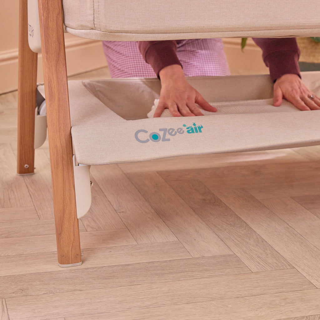 Tutti Bambini CoZee Air Bedside Crib & Bedding Bundle - Run Wild