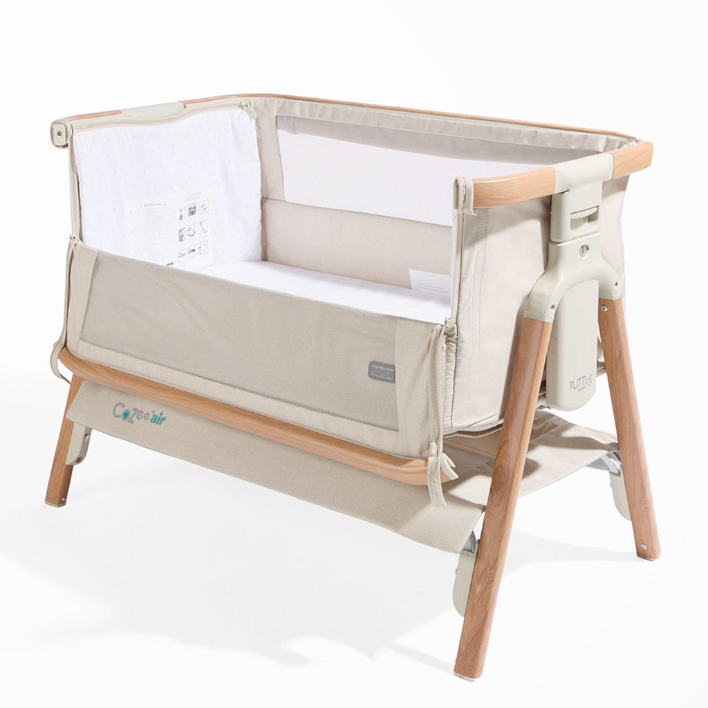 Tutti Bambini CoZee Air Bedside Crib & Bedding Bundle - Run Wild