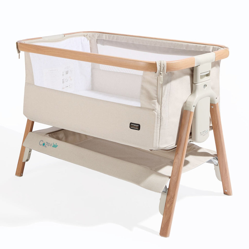 Tutti Bambini CoZee Air Bedside Crib & Bedding Bundle - Run Wild