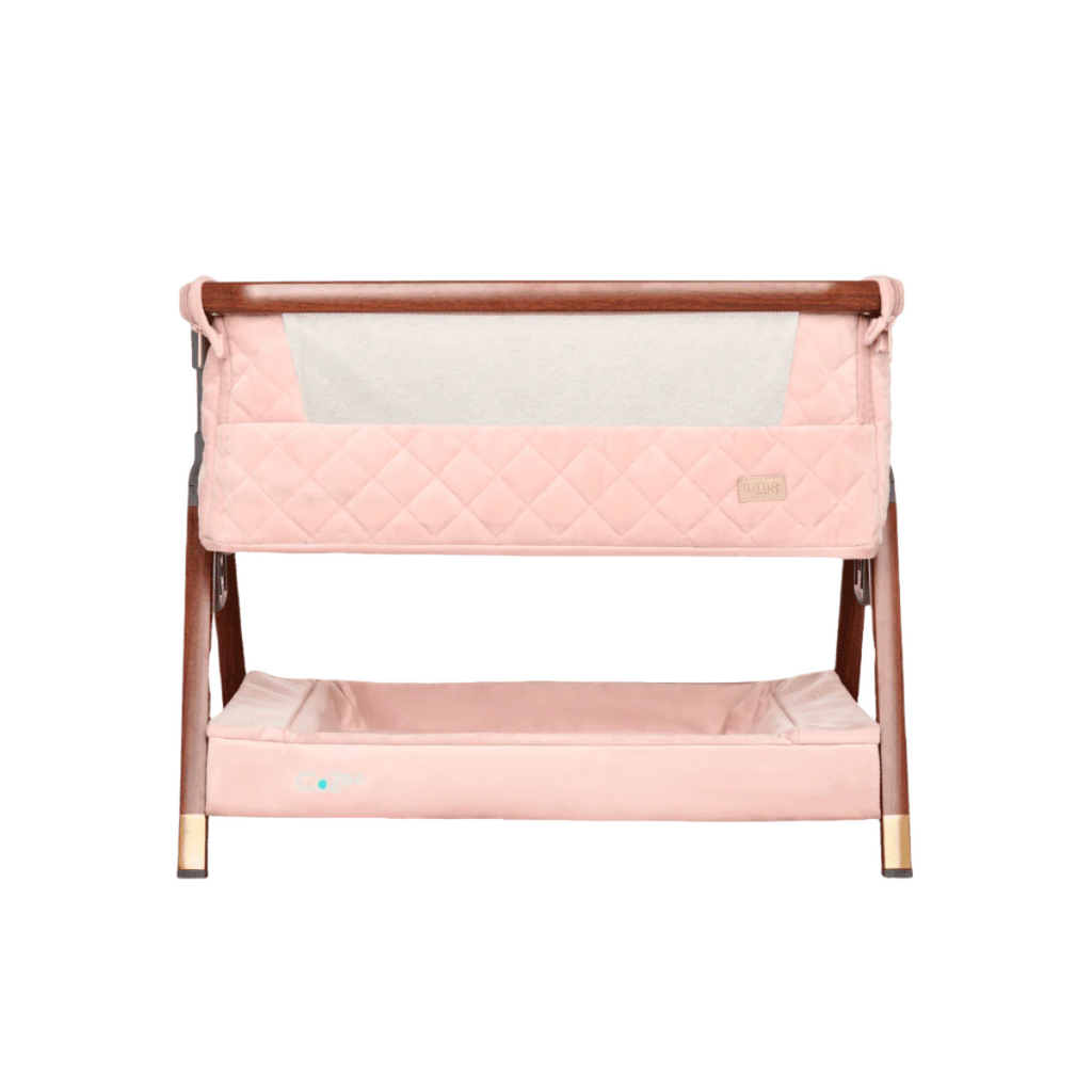 Tutti Bambini CoZee Luxe Mini Me Crib - Walnut & Blush