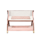 Tutti Bambini CoZee Luxe Mini Me Crib - Walnut & Blush