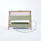 Tutti Bambini CoZee Sense Bedside Crib - Drifted Oak / Eucalyptus