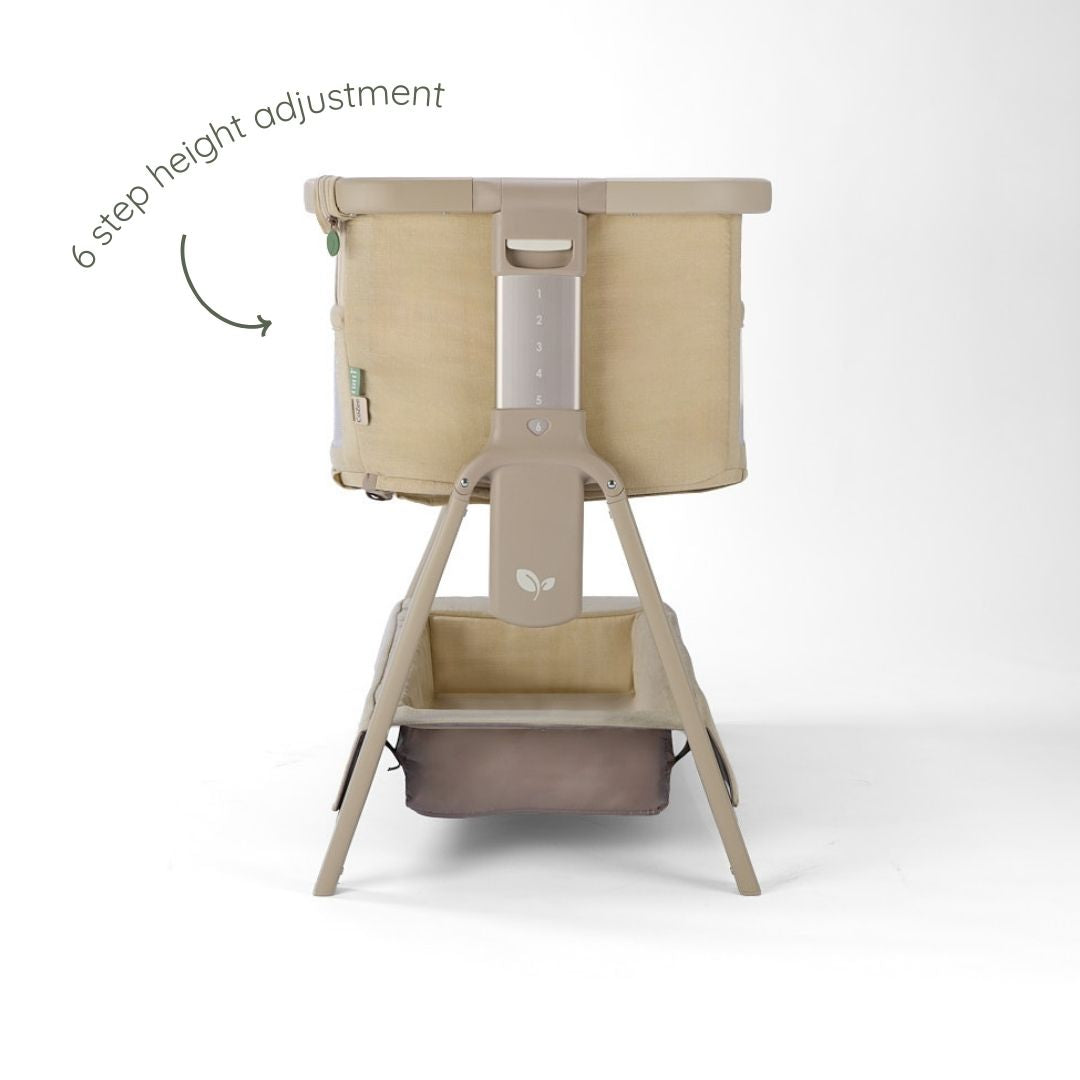 Tutti Bambini CoZee Zen Bedside Crib - Sand