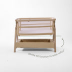 Tutti Bambini CoZee Zen Bedside Crib - Sand