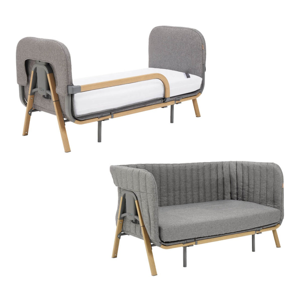 Tutti Bambini CoZee XL Complete Birth to 4+ Years Package - Oak/Charcoal 4