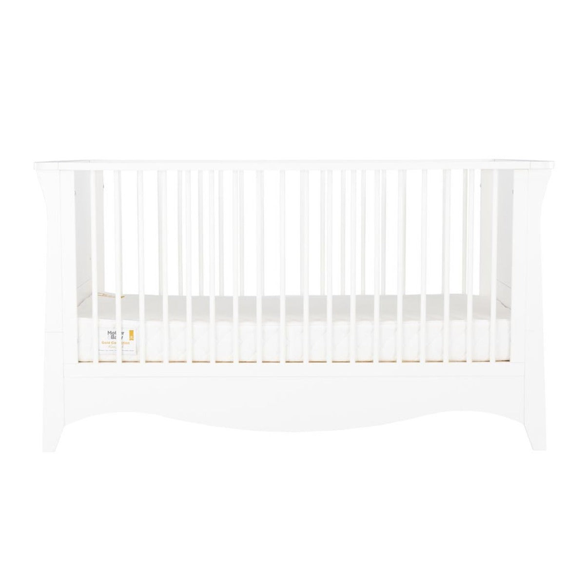 CuddleCo Clara 2 Piece Nursery Furniture Set (Cot Bed & Dresser) - White 7