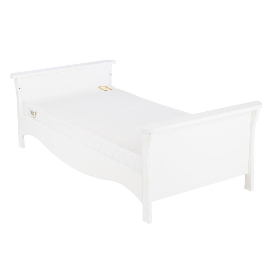 CuddleCo Clara 3 Piece Nursery Furniture Set (Cot Bed, Dresser & Wardrobe) - White 8