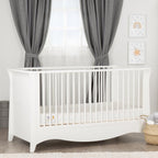 CuddleCo Clara Cot Bed – White 2