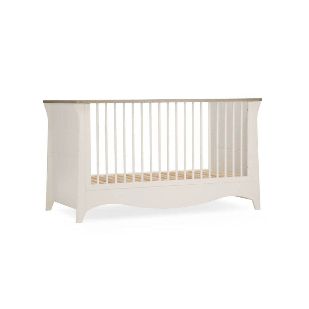 CuddleCo Clara 3 Piece Nursery Furniture Set (Cot Bed, Dresser & Wardrobe) - Cashmere and Ash 23