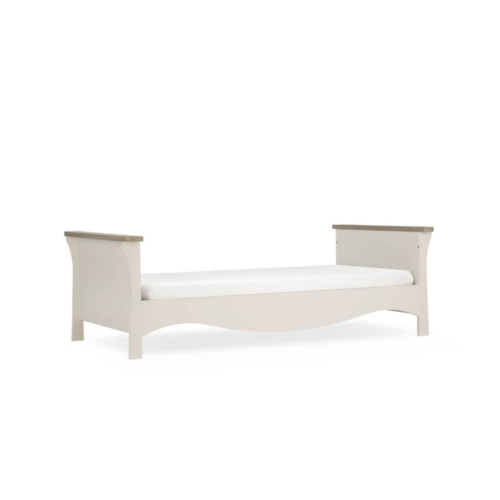 CuddleCo Clara 2 Piece Nursery Furniture Set (Cot Bed & Dresser) - Cashmere and Ash 4