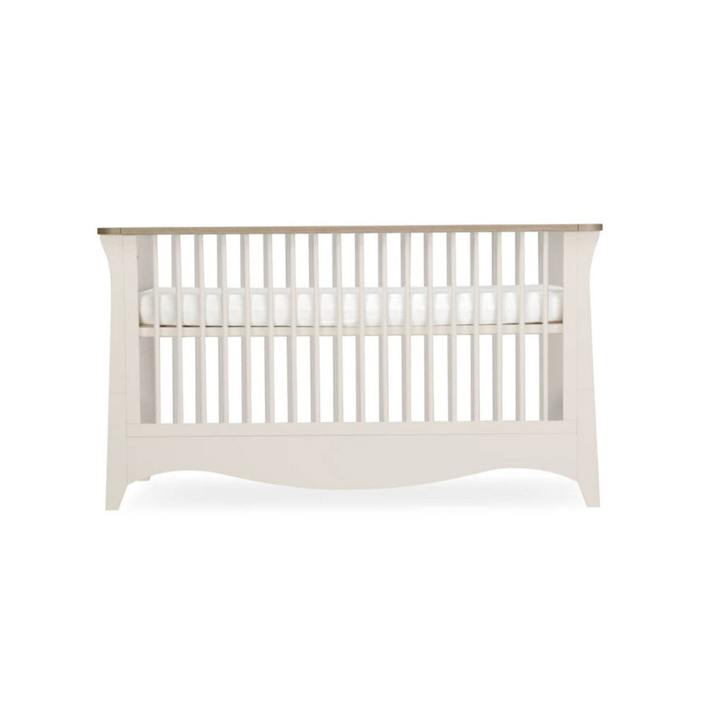 CuddleCo Clara 3 Piece Nursery Furniture Set (Cot Bed, Dresser & Wardrobe) - Cashmere and Ash 25