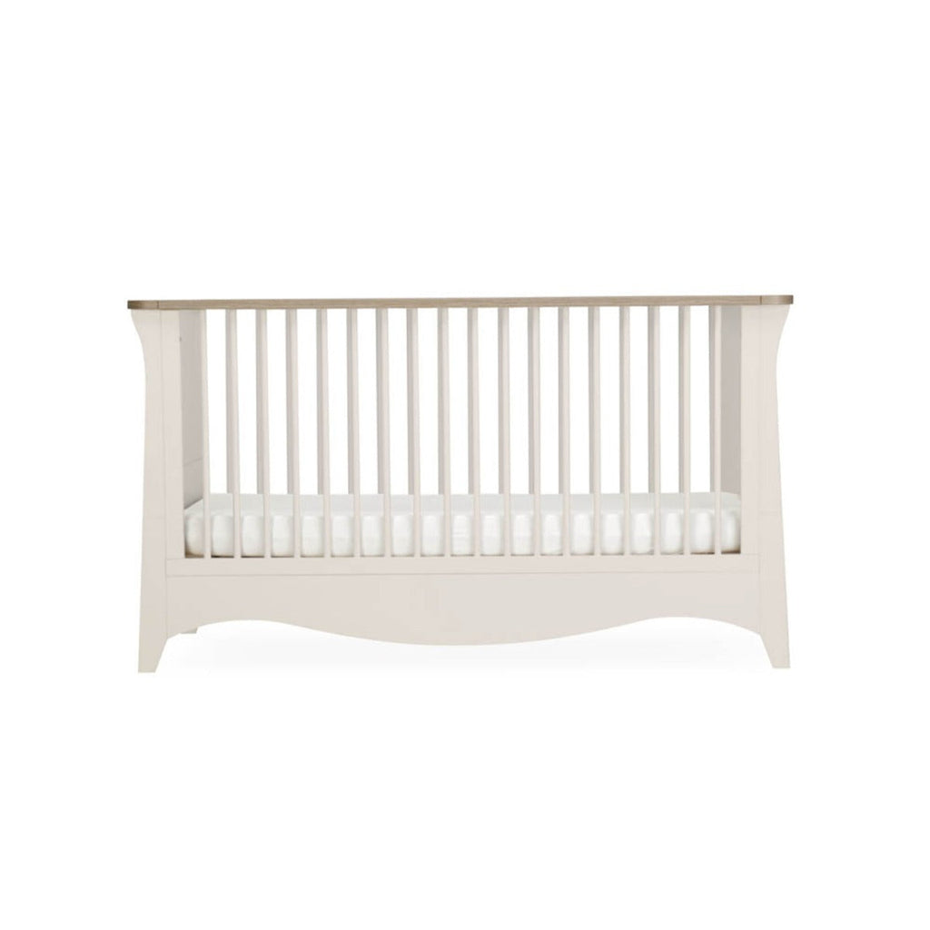 CuddleCo Clara 3 Piece Nursery Furniture Set (Cot Bed, Dresser & Wardrobe) - Cashmere and Ash 27