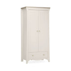 CuddleCo Clara 3 Piece Nursery Furniture Set (Cot Bed, Dresser & Wardrobe) - Cashmere and Ash 6