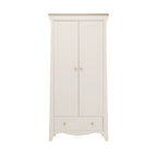 CuddleCo Clara 3 Piece Nursery Furniture Set (Cot Bed, Dresser & Wardrobe) - Cashmere and Ash 7