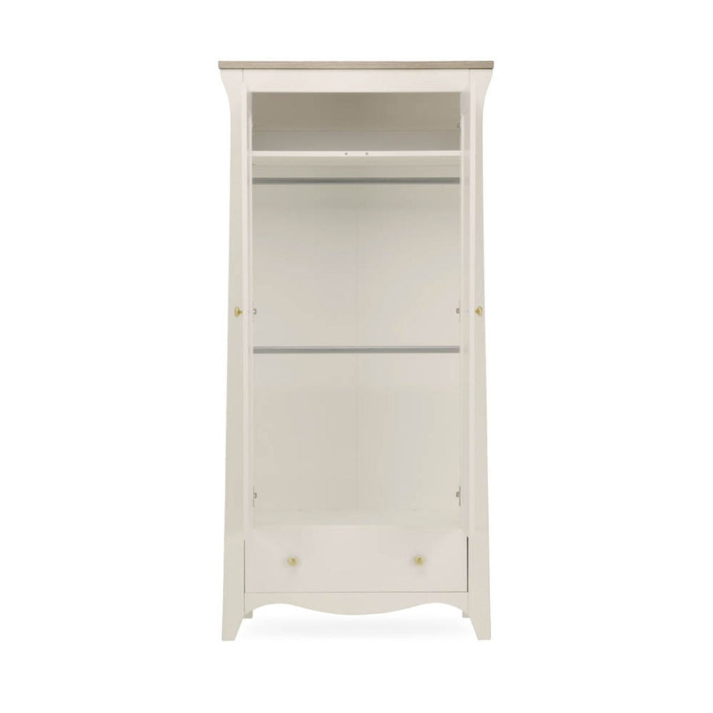 CuddleCo Clara 2 Door Double Wardrobe - Cashmere and Ash 7