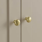 CuddleCo Clara 2 Door Double Wardrobe - Cashmere and Ash 3