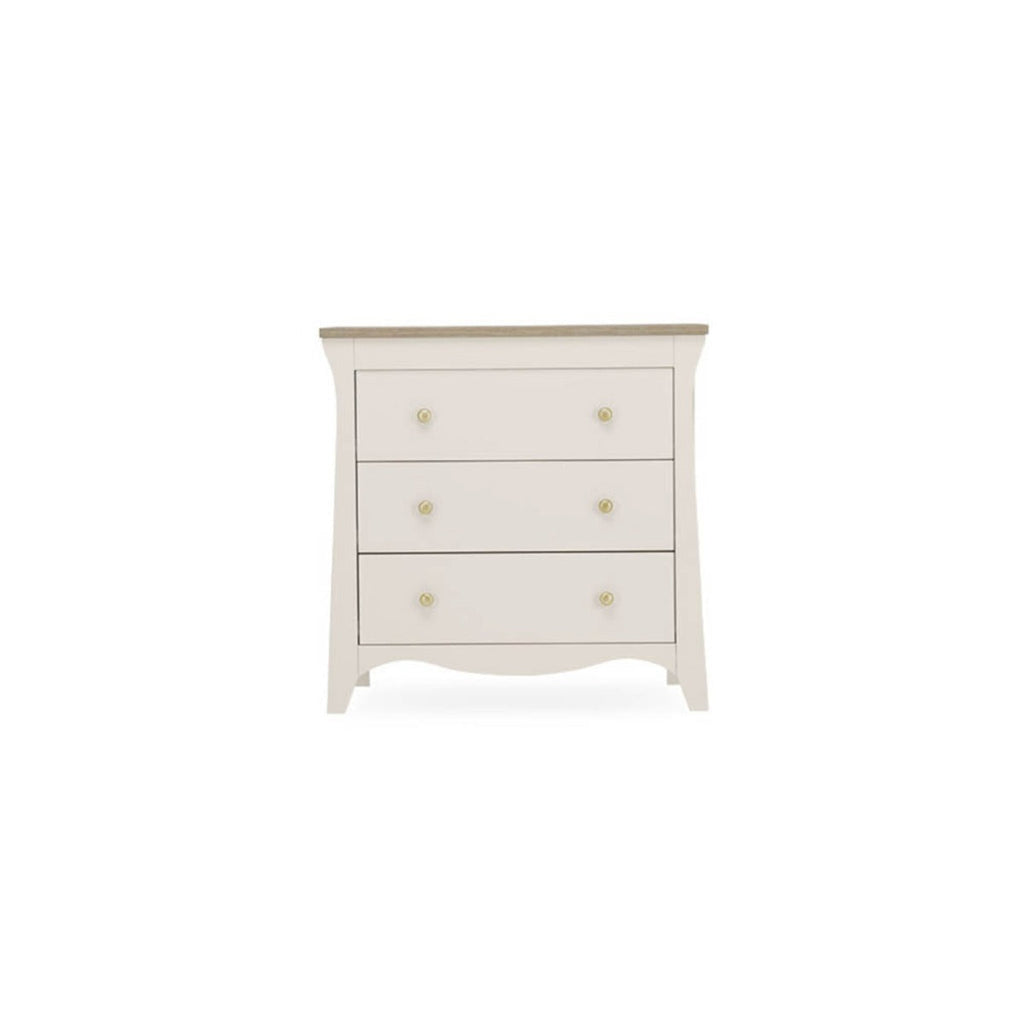 CuddleCo Clara 3 Piece Nursery Furniture Set (Cot Bed, Dresser & Wardrobe) - Cashmere and Ash 17