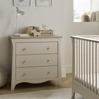 CuddleCo Clara 3 Drawer Dresser & Changer - Cashmere and Ash 3