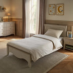 CuddleCo Clara Single Bed - Cashmere and Ash