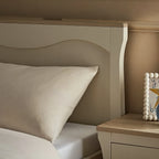 CuddleCo Clara Single Bed - Cashmere and Ash
