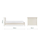 CuddleCo Clara Single Bed - Cashmere and Ash