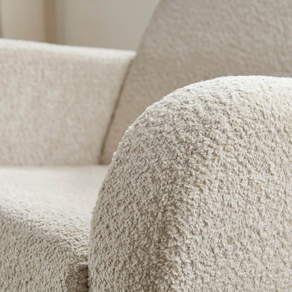 CuddleCo Etta Nursing Chair - Boucle Mushroom 6