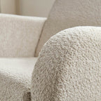 CuddleCo Etta Nursing Chair - Boucle Mushroom 6
