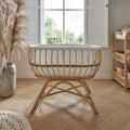 CuddleCo Aria Crib  - Rattan 1