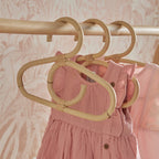 CuddleCo Aria Set of 9 Hangers - Rattan 1