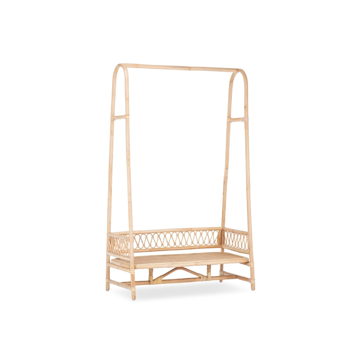 CuddleCo Aria Clothes Rail - Rattan 4