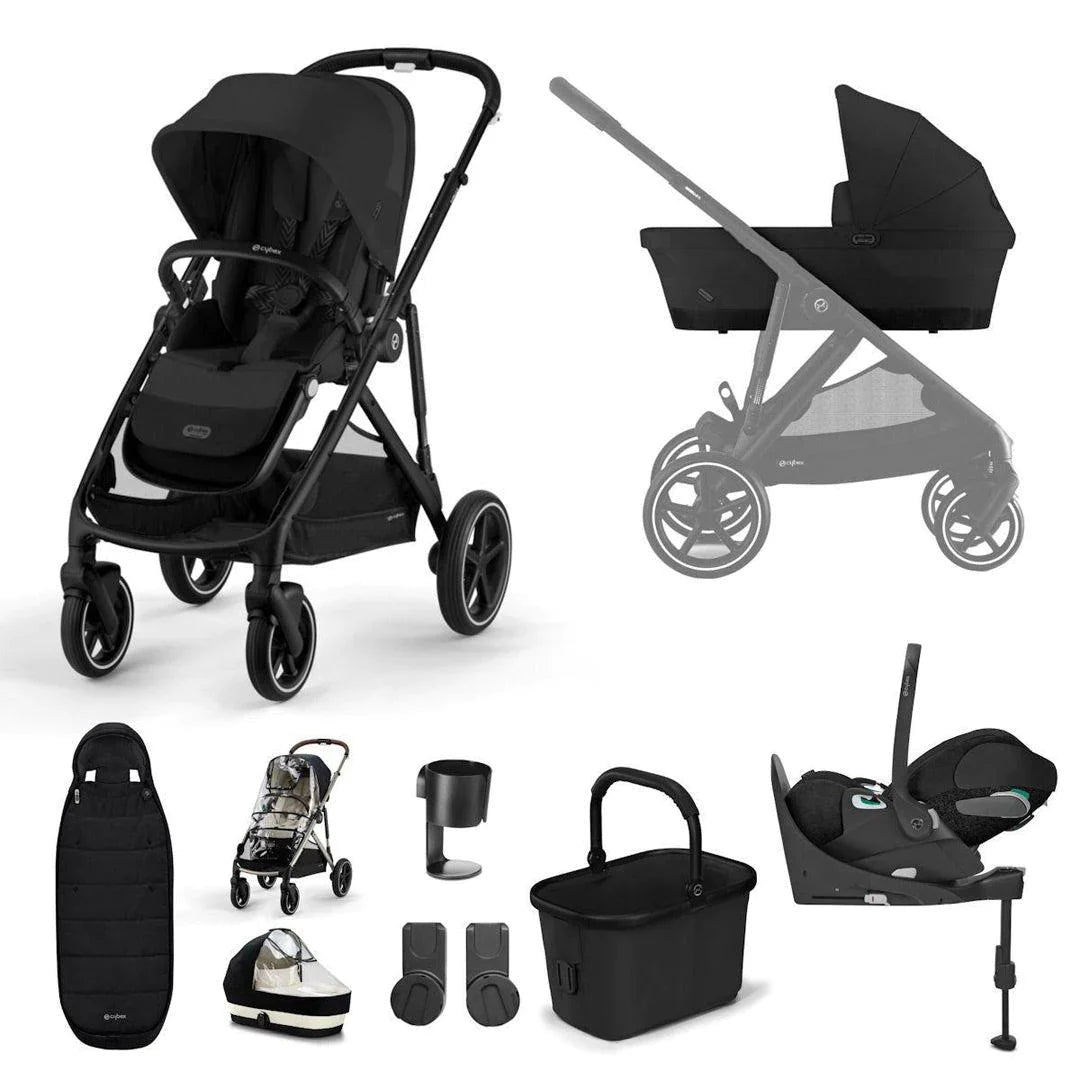 Cybex Gazelle S Cloud T Luxury Bundle - Moon Black