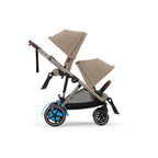 Cybex e-Gazelle S Double Pushchair - Almond Beige