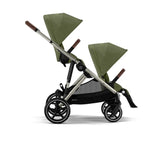 Cybex e-Gazelle S Twin Pushchair - Moss Green