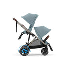 Cybex e-Gazelle S Double Pushchair - Stormy Blue