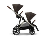 Cybex Gazelle S Twin Pushchair- Chocolate Brown