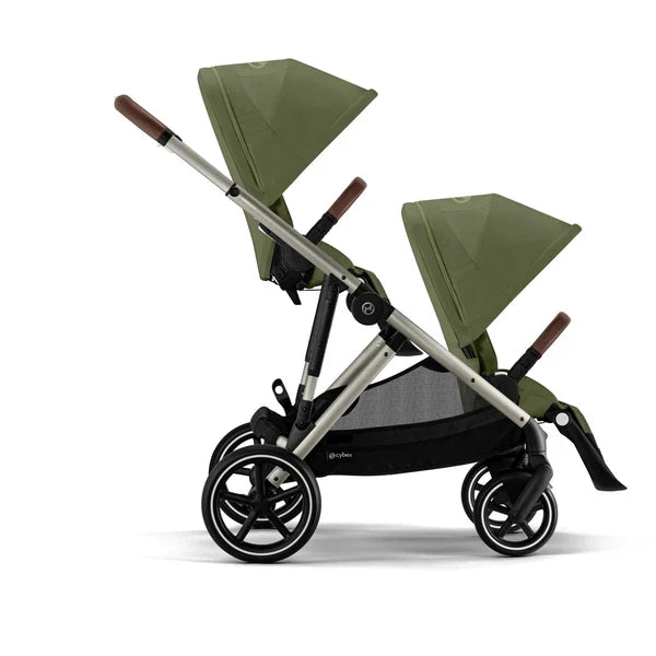 Cybex Gazelle S Double Pushchair- Moss Green
