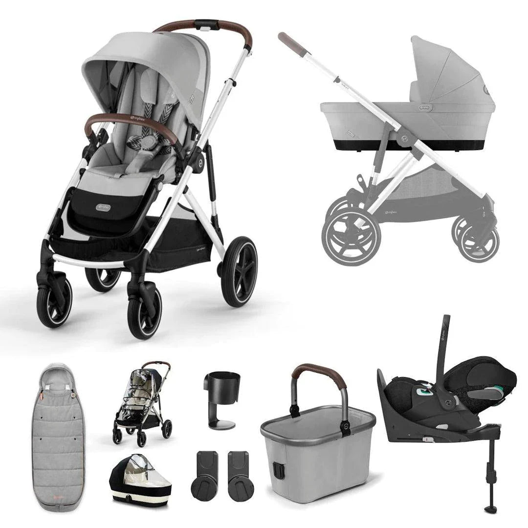 Cybex Gazelle S Cloud T Luxury Bundle - Stone Grey