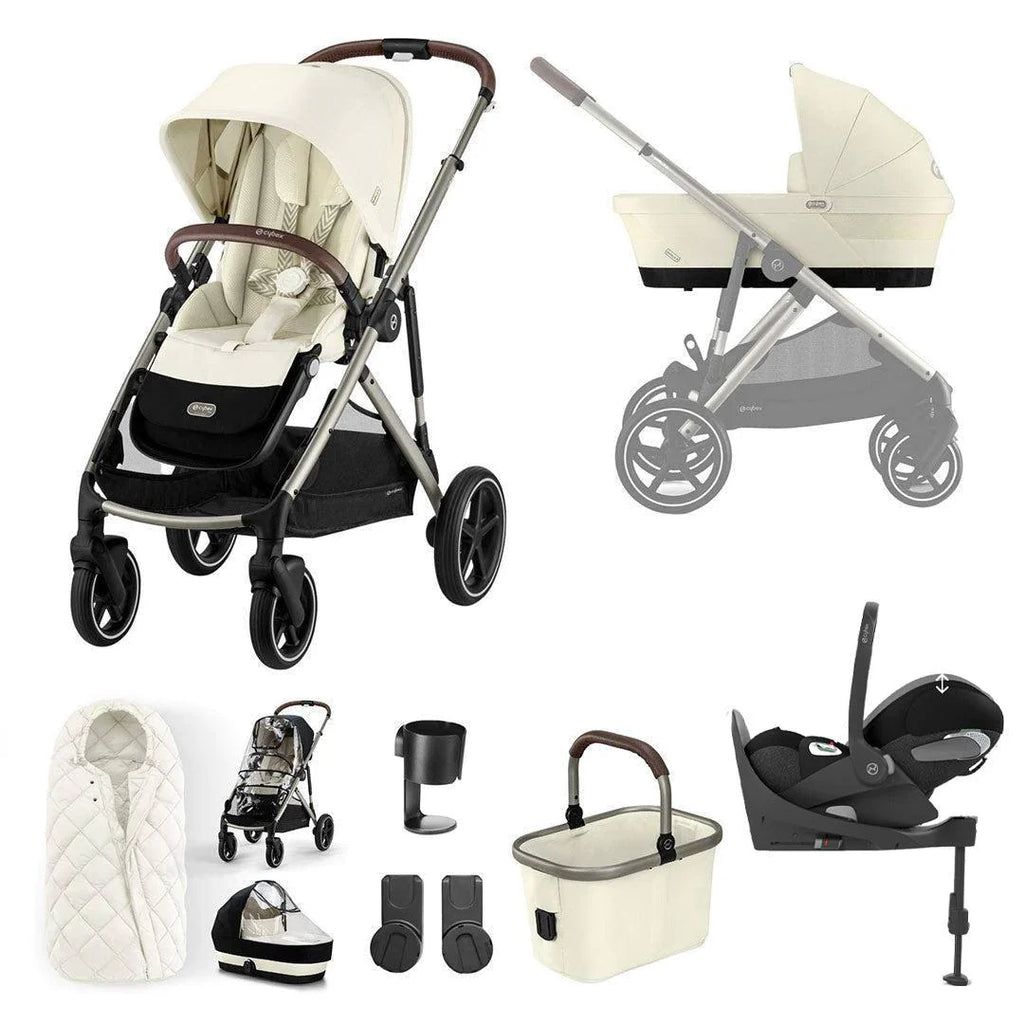 Cybex Gazelle S Cloud T Luxury Bundle - Seashell Beige