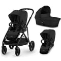 Cybex Gazelle S Double Pushchair- Moon Black