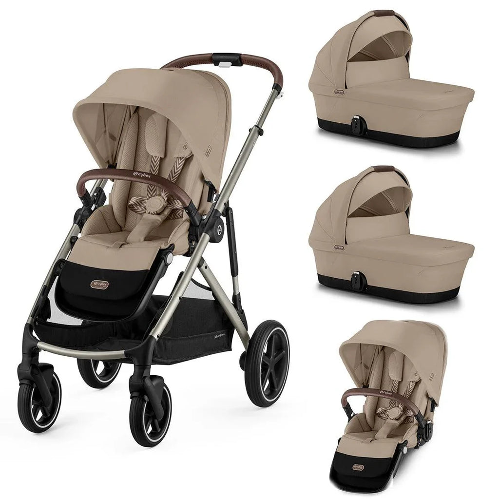 Cybex Gazelle S Twin Pushchair- Almond Beige
