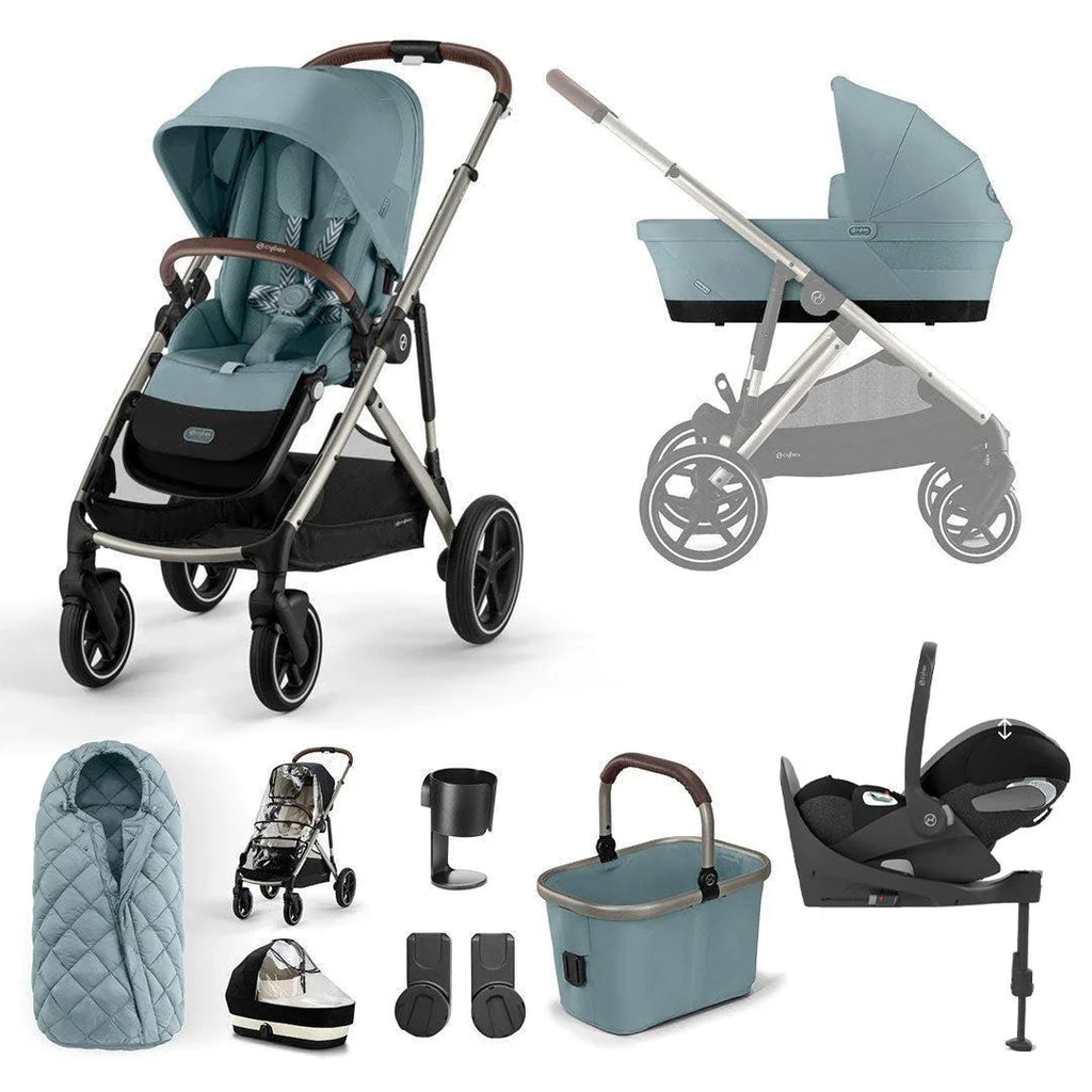 Cybex Gazelle S Cloud T Luxury Bundle - Stormy Blue