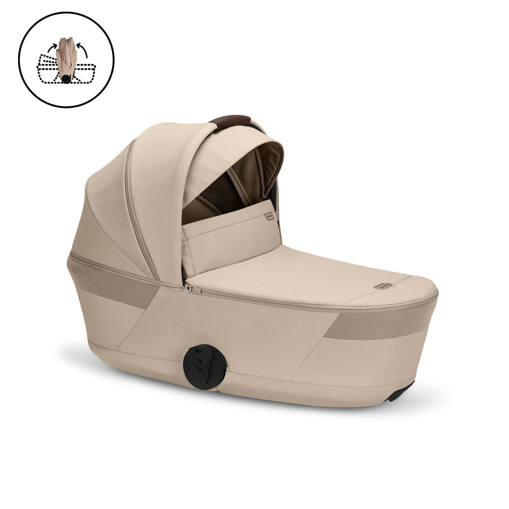 Cybex Balios + Fold Cot Accessory Bundle - Almond Beige