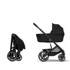 Cybex Balios + Fold Cot Accessory Bundle - Moon Black