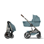 Cybex Balios + Fold Cot Accessory Bundle - Stormy Blue